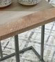 Signature Design by Ashley® Albreane 3-Piece Grayish Brown Occasional Table Set with Black Base-3
