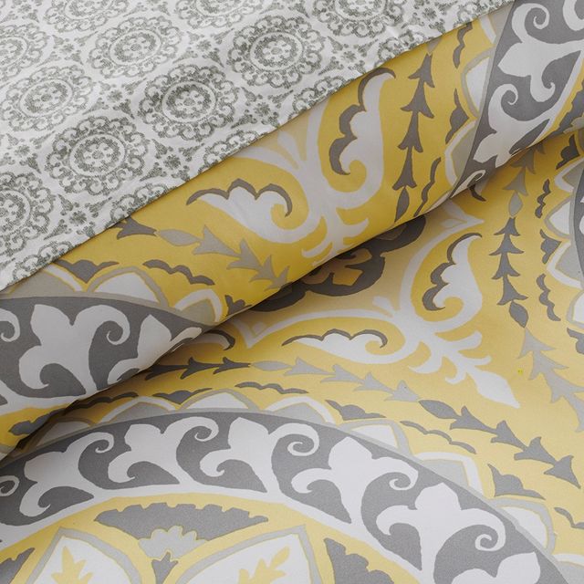 Olliix by Madison Park Essentials Serenity Yellow Twin Complete Comforter and Cotton Sheet Set-4