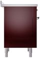 Ilve® Nostalgie II Series 36" Burgundy Pro Style Induction Range-3