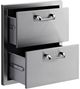 LYNX® Sedona 19" Stainless Steel Double Drawers-1