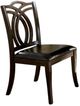 Furniture of America® Keukenhof 2-Piece Dark Walnut Dining Side Chair Set-0