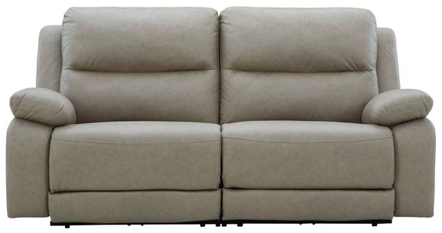 Signature Design by Ashley® Narwhal Place 2-Piece Pebble Power Reclining Loveseat Sectional-0