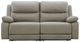 Signature Design by Ashley® Narwhal Place 2-Piece Pebble Power Reclining Loveseat Sectional-0
