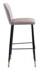 Zuo® Manchester Gray Set of 2 Bar Chairs-2