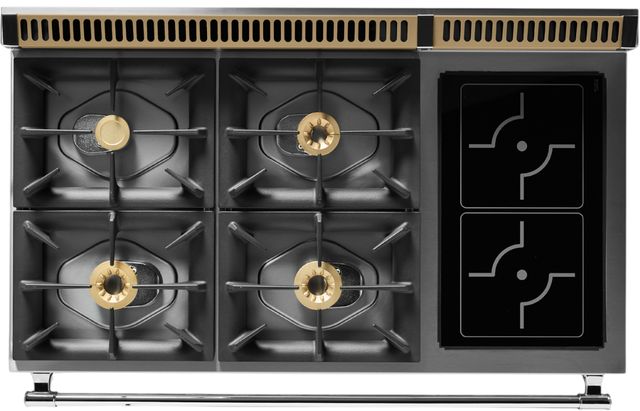 Vikings Tuscany 48" Golden Hour Pro Style Dual Fuel Range with 2 Induction-3