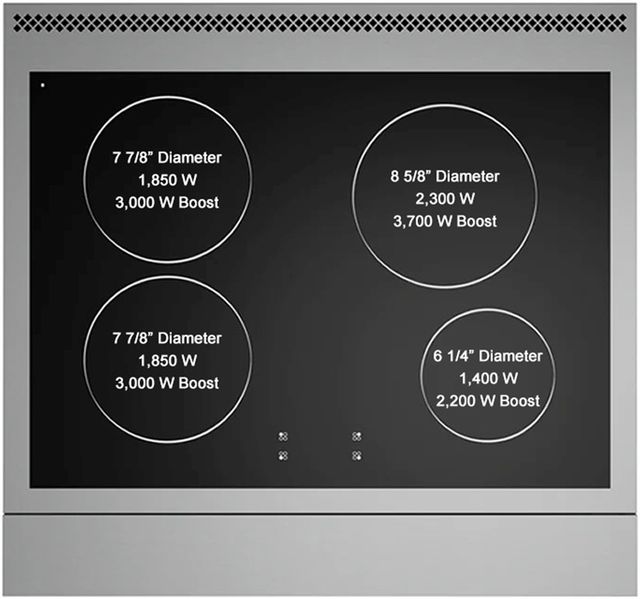BlueStar® 30" Stainless Steel Pro Style Induction Range-1