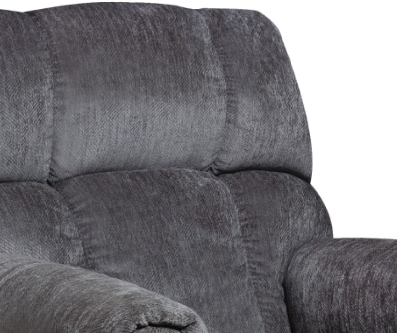 HomeStretch Norton Gray Manual Rocker Recliner | Great Rooms