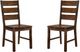 Furniture of America® Dulce 2-Piece Walnut Dining Side Chair Set-4