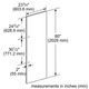Thermador® 23.75" Stainless Steel Right Hinge Column Refrigerator Flat Panel Kit-1