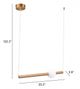Zuo Modern Adeo Gold Ceiling Lamp-5