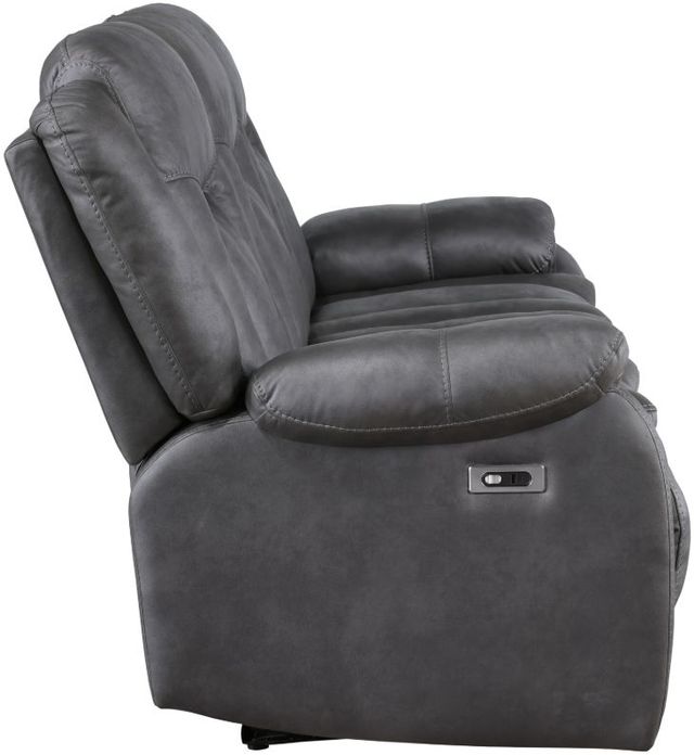 New Classic® Home Furnishings Morello Gray Power Reclining Sofa-4