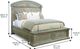 A.R.T. Furniture® Arch Salvage Parch King Storage Panel Bed-2