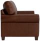 Bassett® Furniture Customizable Carolina Leather Roll Arm Loveseat-2