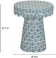 TOV Furniture Lady Blue Ribbon Capiz Shell Round Side Table-2