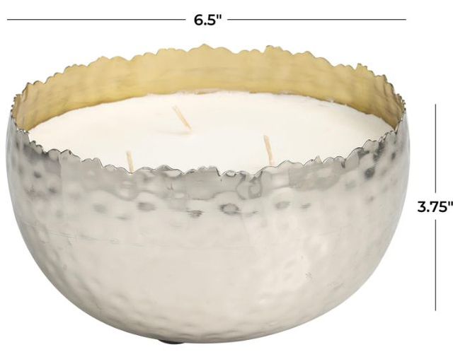 Deco Marche Cosmopolitan Silver Vanilla Marshmallow Candle-3