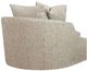 Century® Century Home Elegance Tatum Beige Swivel Chair-1