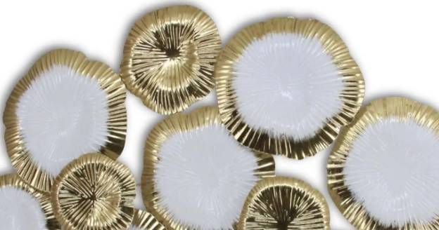 Classy Art Style 62 Gold/White Wall Decor-1