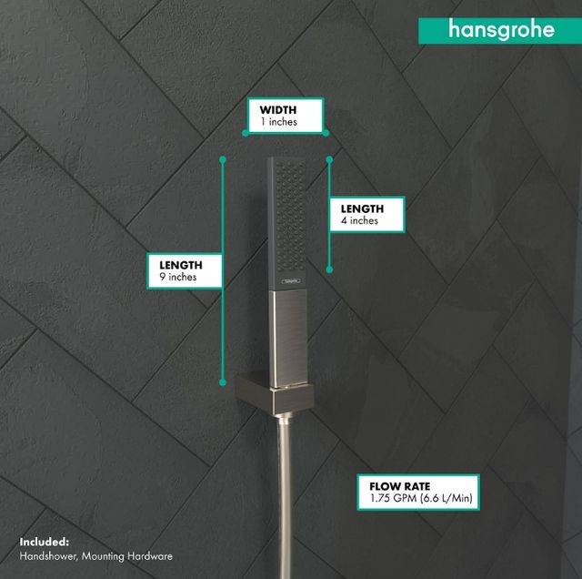 Hansgrohe Rainfinity Brushed Bronze Baton Handshower-2