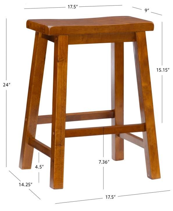 Powell® Beamon Honey Brown Counter Stool-2