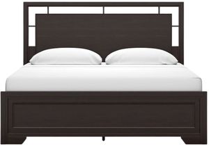 Signature Design by Ashley® Covetown Dark Brown California King Panel Bed