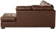Hughes Furniture® 2-Piece San Marino Hazelnut Right-Arm Facing Sofa Sectional and Chaise-2