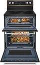 KitchenAid® 30" PrintShield™ Black Stainless Steel Freestanding Electric Range-4