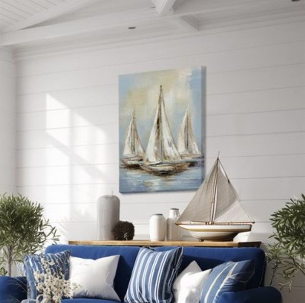 YHD Ocean Voyage I Canvas Print-1