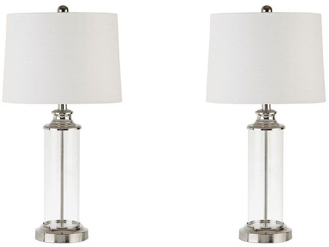Olliix by 510 Design Silver Set of 2 Clarity Table Lamps-0