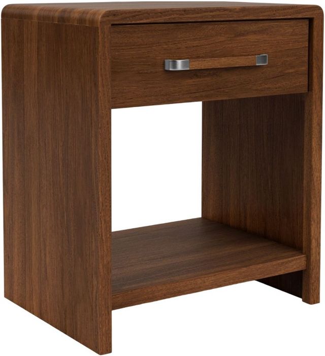 Riverside Furniture Elsie Classic Walnut 1-Drawer Nightstand-0