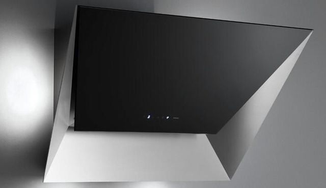 Falmec Design Collection 28" Black Wall Mounted Range Hood-1