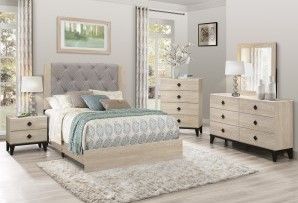 Mazin Furniture Whiting Gray Queen Bed-2