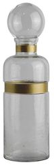A & B Home Lane Cordial Clear/Gold Bottle-0