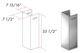 ZLINE 36" Stainless Steel Chimney Extension -3