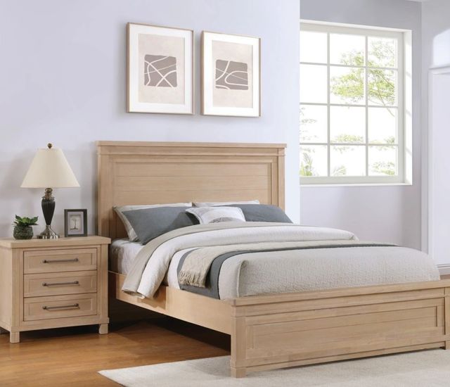 Winners Only® Mayville Beige Queen Panel Bed-1