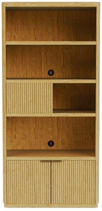 Riverside Furniture Deerfield Natural Oak Bookcase-2