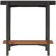 Riverside Furniture Lennox Black/Rosewood Chairside Table-1