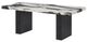 Crown Mark Vega 3-Piece Black/White Occasional Table Set-2