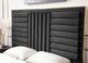 VIG Furniture Modrest Daystar Black Velvet/Gold Queen Panel Bed-2