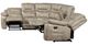 Steve Silver Co. Shelton 3-Piece Camel Manual Reclining Sectional-4