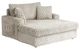 Furniture of America® Ferryhill Taupe Arm Chaise-0