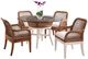 Braxton Culler Customizable Boone 60" Glass Top Round Pedestal Dining Table-2