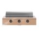 Caliber™ Rockwell Social 48" 3-Burner Champagne Built-In Natural Gas Grill with Pewter Hardware-0