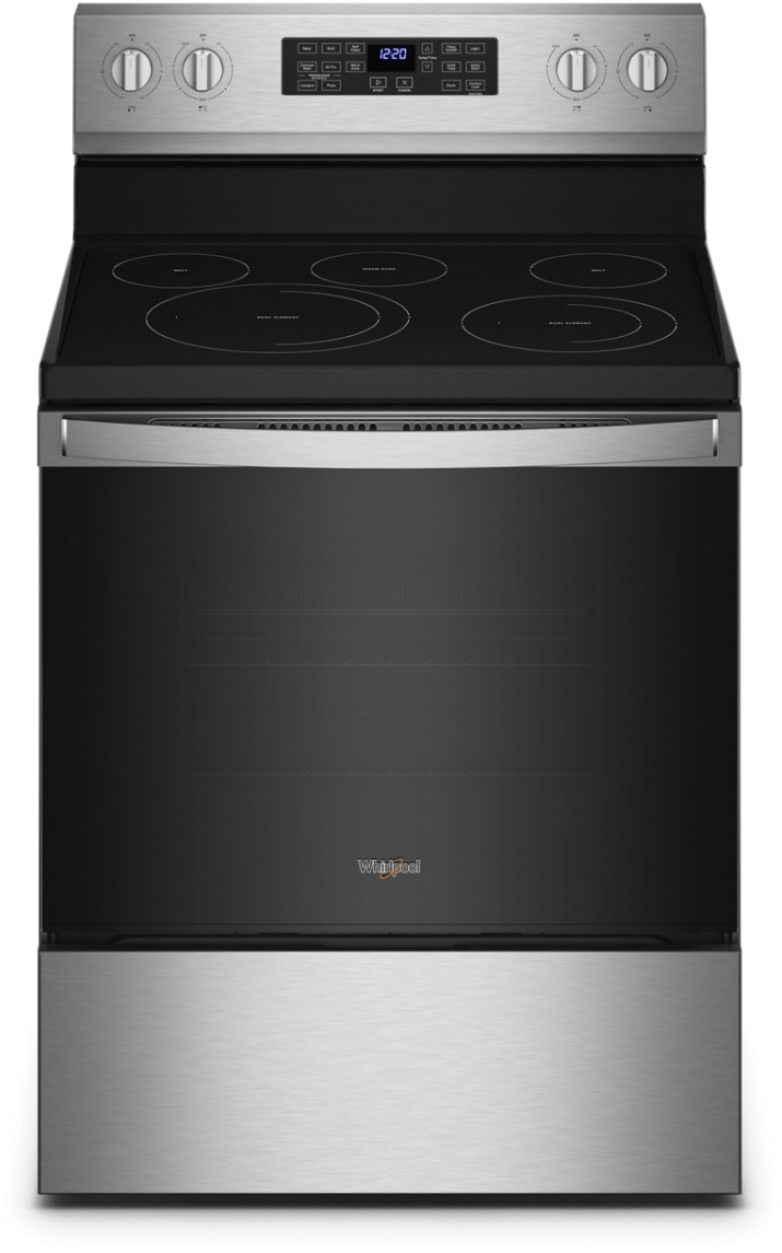 Whirlpool® 30&quot; Fingerprint Resistant Stainless Steel Freestanding 