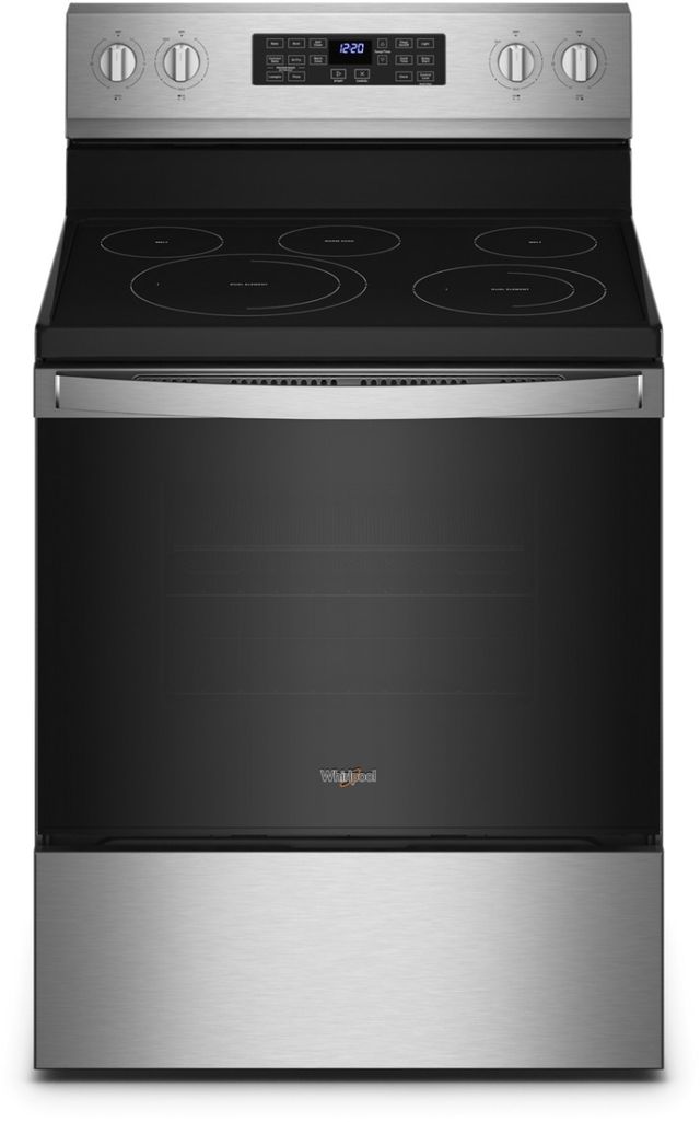 Whirlpool® 30&quot; Fingerprint Resistant Stainless Steel Freestanding 