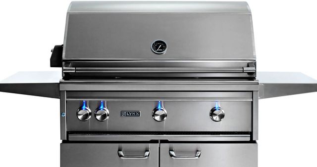 LYNX® Professional 3-Burner Stainless Steel Freestanding Natural Gas Grillwith Rotisserie-4