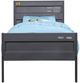 ACME Furniture Cargo Gunmetal Full Youth Panel Bed-0