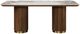 ACME Furniture Willene White Dining Table with Walnut Base-4