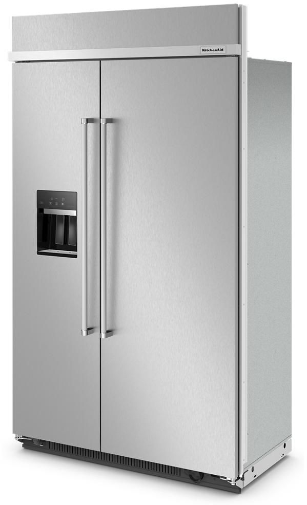 KitchenAid® 48 in. 29.4 Cu. Ft. Stainless Steel Counter Depth Side-by-Side Refrigerator-2