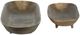 Uttermost® Stratum 2-Piece Antique Brass Bowls Set-4
