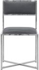 Modus Furniture Amalfi Cobalt X-Base Side Chair with Chrome Base-2